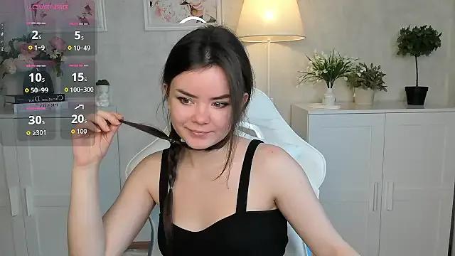 Gentle_Ariel — Removeup and show the chest with 2fing