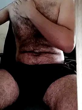 Hairyarabguy — Cum on hairy chest
